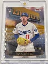 2025 Finest Debut Roki Sasaki #D-28 card