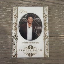 2025-26 Flair Trophy Room Autographs Matty Beniers #TR-3 card
