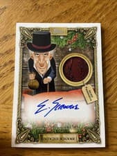 2025 Topps Holiday Holiday Faux Relics Ebenezer Scrooge #HFR-ES card