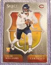 Caleb Williams 2024 Panini Select Certified Rookie card