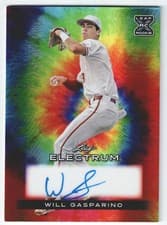 Will Gasparino 2024 Leaf Electrum Baseball Base Autograph card