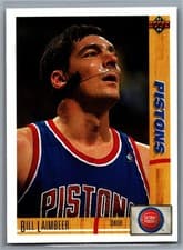 Bill Laimbeer 1991-92 Upper Deck Base Set card