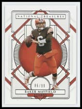 2020 Panini National Treasures Baker Mayfield #23