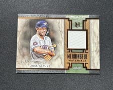 2025 Topps Museum Collection Meaningful Material Relics Jose Altuve #MMR-JA card