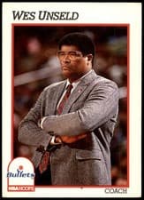 Wes Unseld 1991-92 Hoops Base Set card