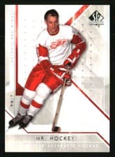 Mr. Hockey 2006 SP Authentic card