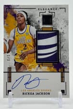 2025 Panini Impeccable WNBA Elegance Jersey Autographs Rickea Jackson #3 card