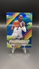 2024-25 Bowman University Chrome Facilitators Isaiah Evans #F-13 card