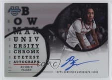 2024-25 Bowman University Chrome Eye Test Autographs Boogie Fland #ETA-BF card