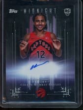 2025-26 Topps Midnight Dark Marks Rookies Signatures Collin Murray-Boyles #DMR-CM card