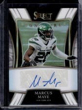 Marcus Maye 2021 Panini Select Signatures Select card