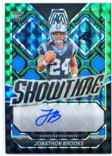 2024 Panini Mosaic Showtime Signatures Jonathon Brooks #SS-JBS card