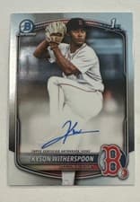 2025 Bowman Draft Chrome Prospect Autographs Kyson Witherspoon #CPA-KW card