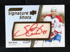 2024-25 Upper Deck Engrained Icons Signature Shots Manufactured Stick Relics Saku Koivu #SS-SK card