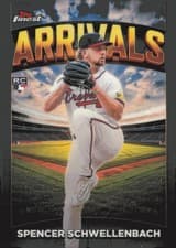 2025 Finest Arrivals Spencer Schwellenbach #A-15 card