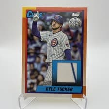 2025 Topps Update 1990 Topps Baseball Relics Kyle Tucker #90RU-KT card