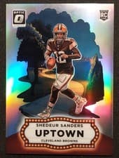 2025 Donruss Optic Uptown Shedeur Sanders #18 card
