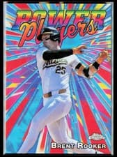 2025 Topps Chrome Logofractor Edition Power Players Brent Rooker #PP-3 card