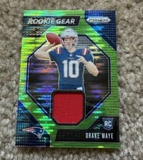 2024 Panini Prizm Rookie Gear Drake Maye #RG-DME