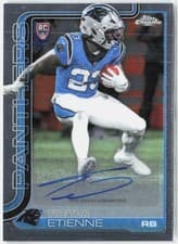 2025 Topps Chrome Retail Rookie Autographs Trevor Etienne #RRA-TE card