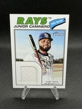 Junior Caminero 2026 Topps Heritage Real One Relics card