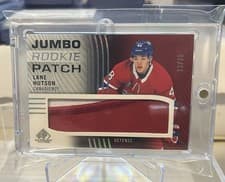 2024-25 SP Game Used Rookie Jumbo Patch Lane Hutson #JRP-LH card