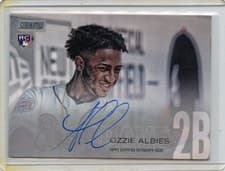 Ozzie Albies 2018 Stadium Club Autographs card