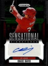 2025 Panini Prizm Sensational Signatures Chase Davis #SS-CD card