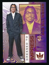 2024-25 Panini Court Kings Dressed to Impress Rob Dillingham #10 card