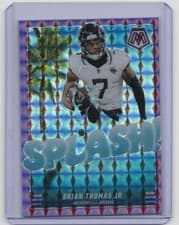 2025 Panini Mosaic Splash Mosaic Brian Thomas Jr. #4 card