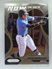 Julio Rodriguez 2020 Panini Prizm Now on Deck card