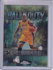 2025-26 Topps Chrome Ball of Duty Shaquille O'Neal #BD-18 card