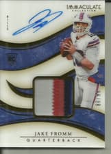 Jake Fromm 2020 Panini Immaculate Collection card