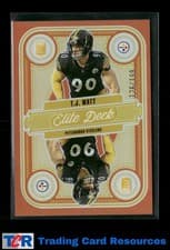 2025 Donruss Elite Elite Deck T.J. Watt #8 card