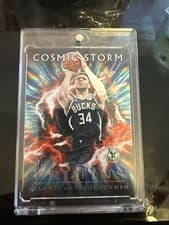 2024-25 Panini Origins Cosmic Storm Set Giannis Antetokounmpo #4 card