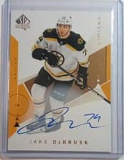 Jake DeBrusk 2018 SP card