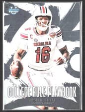 2025 Bowman University Chrome College Rule Playbook LaNorris Sellers #CRP-3 card