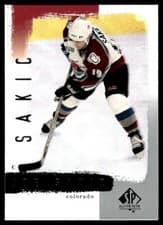 Joe Sakic 2000 SP Authentic card