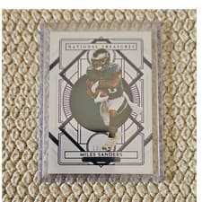 Miles Sanders 2020 Panini National Treasures card