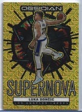 2024-25 Panini Obsidian Supernova Luka Doncic #8 card