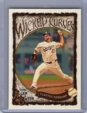 2025 Topps Allen & Ginter Wicked Curves Clayton Kershaw #WC-7 card