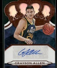 Grayson Allen 2018 Panini Crown Royale Crown Autographs Rookies card