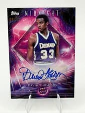 2025-26 Topps Midnight Dark Matter Autographs David Thompson #DMA-DT card