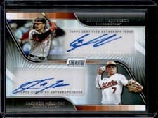 2025 Stadium Club Dual Autographs Jackson Holliday/Gunnar Henderson #DA-HH card