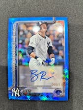 2025 Topps Chrome Logofractor Edition Rookie Autographs Ben Rice #RA-BR card