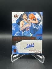Ajay Mitchell 2024-25 Panini Court Kings Impressionist Ink Autographs card