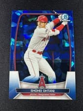 Shohei Ohtani 2023 Bowman Chrome Sapphire card