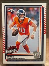Bo Nix 2025 Donruss Rookies & Highlights Base Set card