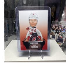 2024-25 Upper Deck Credentials Arena Giveaways - Bobbleheads Jack Hughes #BH-JH card