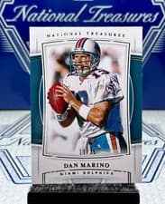 Dan Marino 2019 Panini National Treasures card